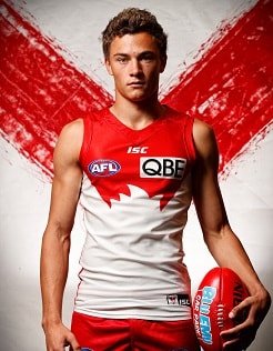 AFL 2017 Portraits - Sydney Swans SYDNEY, AUSTRALIA - FEBRUARY 14: Will Hayward of the Swans poses for photograph during the Sydney Swans 2017 official team photo day at the SCG on February 15, 2017 in Sydney, Australia. (Photo by Michael Willson/AFL Media)